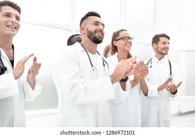 Doctors Applaud At A Conference