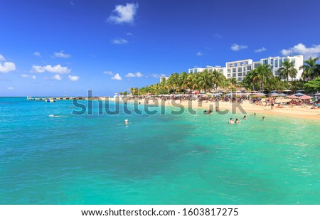 Doctor's cave beach in Montego Bay Jamaica