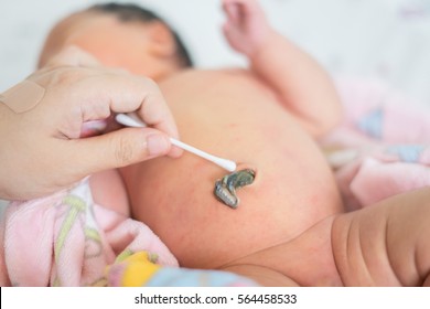 Nurses Use A Cotton Swab High Res Stock Images Shutterstock