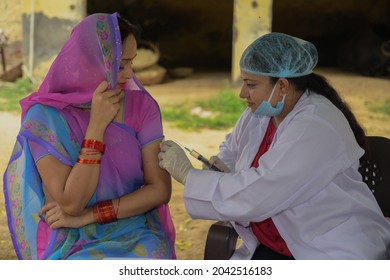 Doctors Are There In The Village For Second Dose Of Vaccine