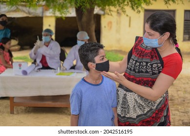 Doctors Are There In The Village For Second Dose Of Vaccine