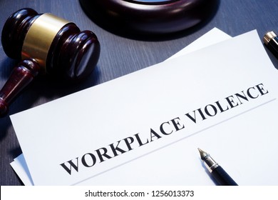 Document About Workplace Violence In A Court.