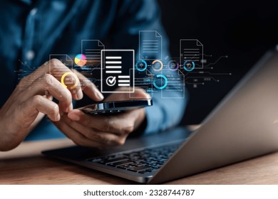 Document checking quality and approve management with Quality Assurance Standardization, certification. Document Management System, online documentation database manage files.