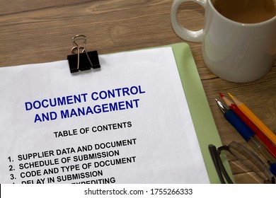 Document controller management- concpt for document control
