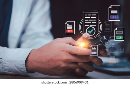Document controller verifies multi-format digital documents through document validation, file management, workflow automation, electronic records, quality control, compliance, secure processing