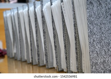 A document file placed on the desk at the office