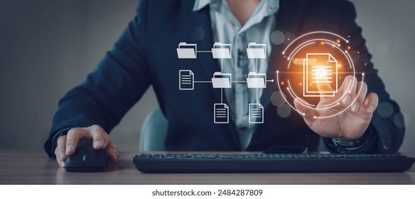 Document Management System (DMS), software to store, organize, track, and manage digital documents. Centralized repository for efficient creation, storage, retrieval, and distribution.