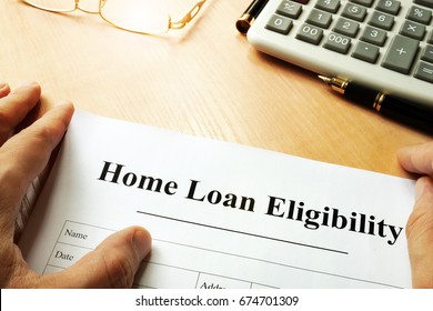 Document With Name Home Equity Loan On A Desk.