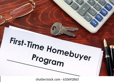 Document With Title First Time Home Buyer Program.