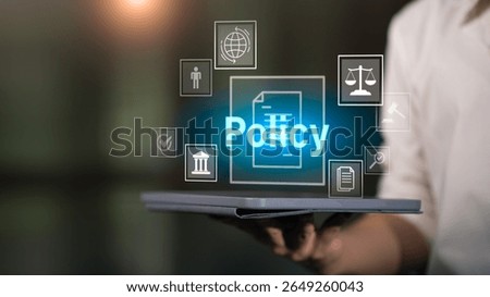 document verification concept ,Businessman checking the steps through document with a list of checkboxes ,legal advice ,ethics concept ,Rules and policies ,Terms and conditions ,policy management