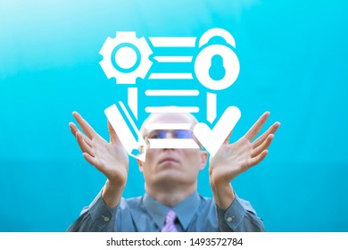 Documentation office work management. Data operations.