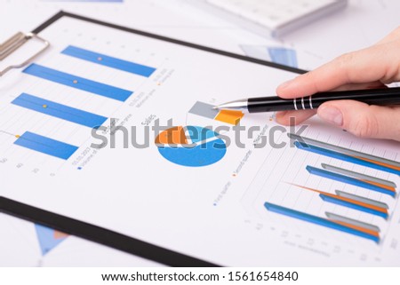 documents on the table, office workplace