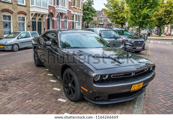Dodge\
Challenger Car At Amsterdam The Netherlands\
2018