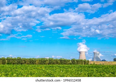 Doel Nuclear Power Station, Flemish province of East Flanders, Belgium, Europe.