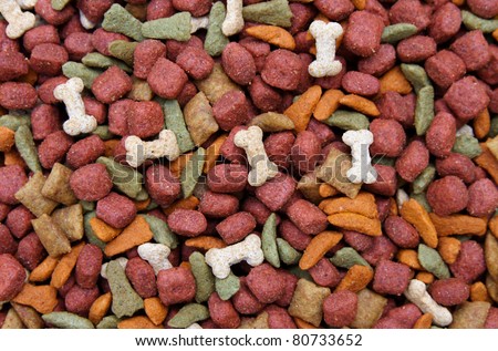 dog food background