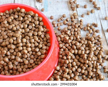 Dog Food In Bowl