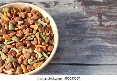 Dog Food In Bowl