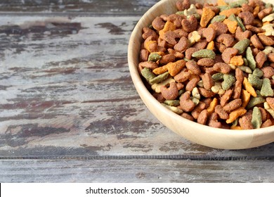 Dog Food In Bowl