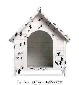 Dog Kennel, Isolated On White