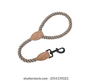 dog leashes with white background and leather dog leashes short leashes rope leashes and dog collar and dog leashe isolated different colours and hooks