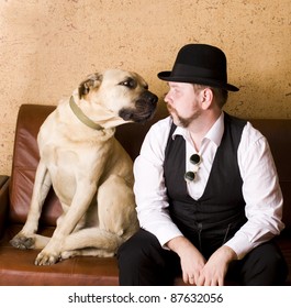 Dog With Man