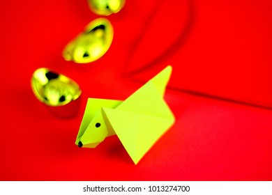 Happy Chinese New Year 2018 Origami Stock Photos Images