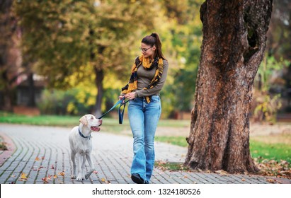 Dog Owner Having Fun Park Pet Stock Photo 1324180526 | Shutterstock