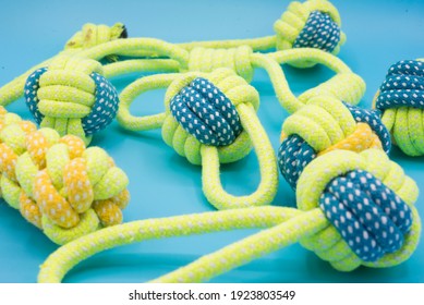 Dog Rope White Background Close Up