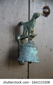 Dog Vintage Bell Front Door