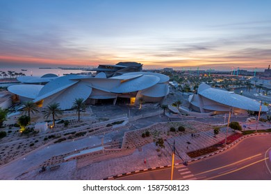 195 National museum of qatar night Images, Stock Photos & Vectors ...