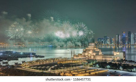 Similar Images, Stock Photos &amp; Vectors of Doha, Doha/Qatar-Sept 24, 2018: Qatar National Day