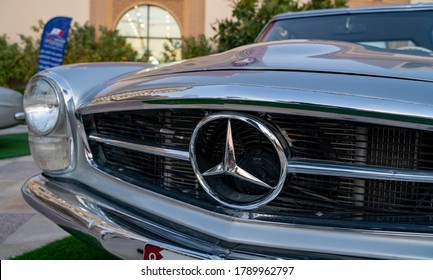 Doha, Qatar- 04 March 2019: 1958 Mercedes-Benz 190 SL Classic Car
