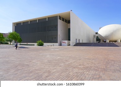 DOHA, QATAR -12 DEC 2019- View Of The Campus Of The Weill Cornell Medical College In Qatar Located In The Education City Complex Launched By The Qatar Foundation In Doha, Qatar.