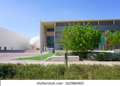 DOHA, QATAR -12 DEC 2019- View Of The Campus Of The Weill Cornell Medical College In Qatar Located In The Education City Complex Launched By The Qatar Foundation In Doha, Qatar.