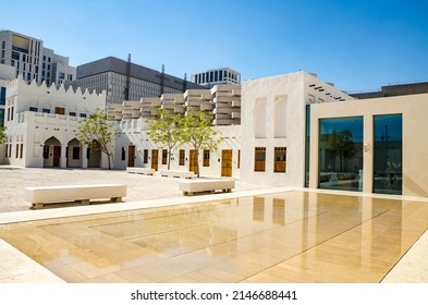 Doha, Qatar -January 13, 2018 - The Msheireb Museums, located in downtown Doha on Mohammed Bin Jassim Street.