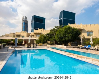 Doha, Qatar - Nov 19. 2019 Grand Hyatt Is Hyatt Hotels Corporation - An American Multinational Hospitality Company