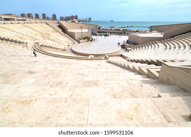 Doha, Qatar - Nov 20. 2019. Katara Amphitheatre In Katara Village