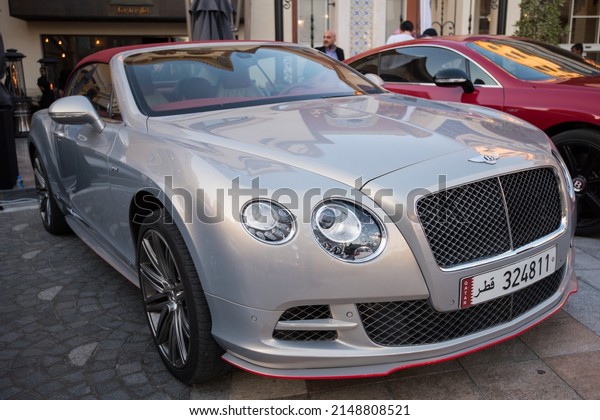 Doha ,Qatar-February 01,2020\
: Exhibition of luxury supercars organized by the Qatari team\
called \