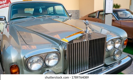 Doha,Qatar: 4 March 2020: 1980 Rolls Royce Silver Shadow Ii Classic Car Car