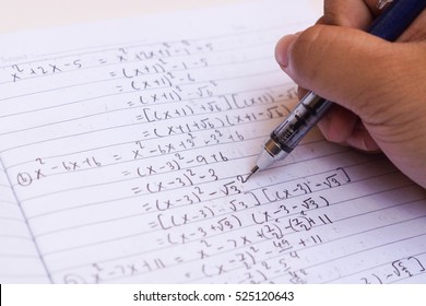 Doing difficult math homework / Solving Exponential Equations