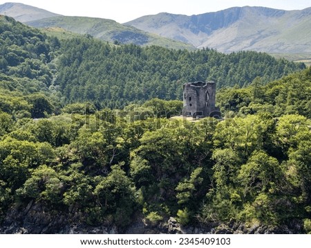 Dolbadarn Castle in Snowdonia, Wales, United Kingdom