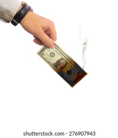 dollar burning