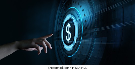 Dollar Currency Business Banking Finance Technology Concept