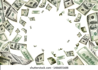 Dollar sign. American money. Cash background, us bill. Money fal