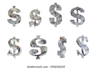 Dollar Sign Isolated. Symbol. Real Money. Png