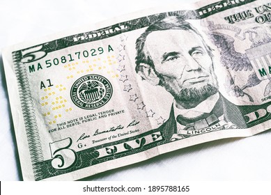 five dollar bills usd