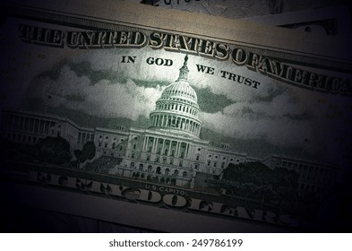 dollars as background  - Shutterstock ID 249786199