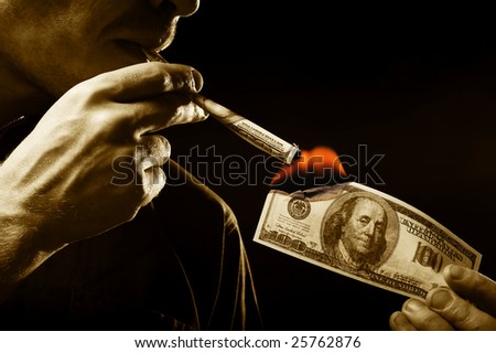 Dollars burn