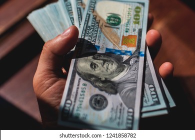 dollars close up