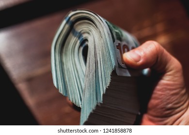 dollars close up